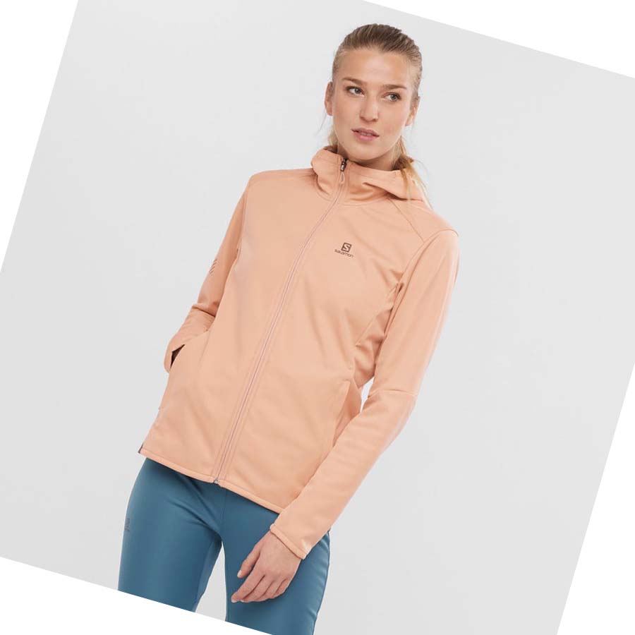 Chaquetas Salomon GORE TEX INFINIUM™ WINDSTOPPER® Mujer Rosas | MX 2436JPQ